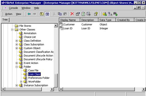 filenet p8 sql reference.